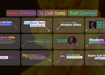 VideoHive Gradient Call Outs | After Effects 38713495