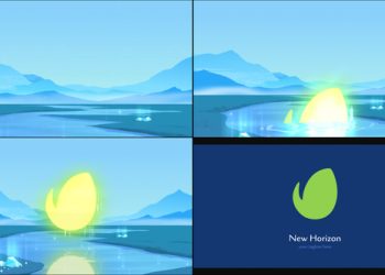 VideoHive Mountains Painting Logo for Premiere Pro 38745622