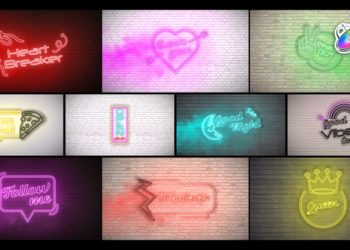 VideoHive Neon Titles for FCPX 38665771