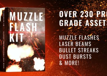VideoHive Real Muzzle Flash Kit 29449489