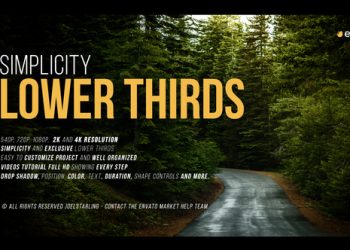VideoHive Simplicity Lower Thirds for FCPX 38579364