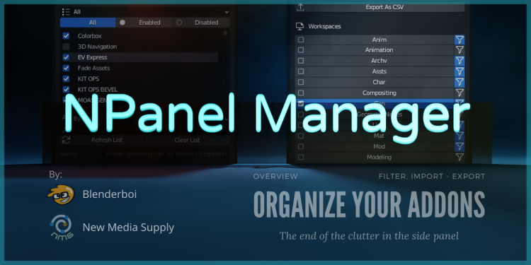 Blender Market – N Panel Manager v1.2