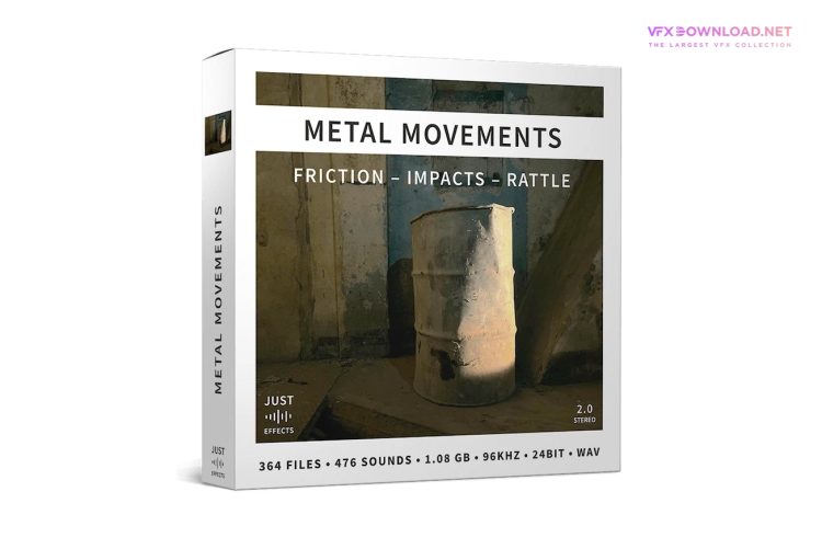 Just Sound Effects - Metal Movements - Quad