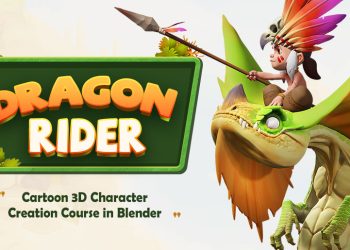 Wingfox - Dragon Rider 3D Cartoon Character In Blender Course
