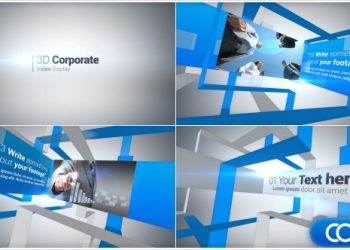 VideoHive 3D Corporate Video Display 7200142