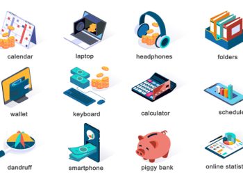 VideoHive Accounting - Isometric Icons 40003096