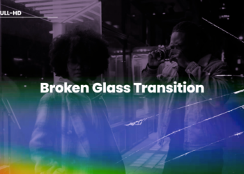 VideoHive Broken Glass Transition 39847905