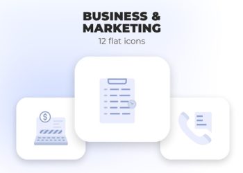 VideoHive Business & Marketing - Flat Icons 39969968
