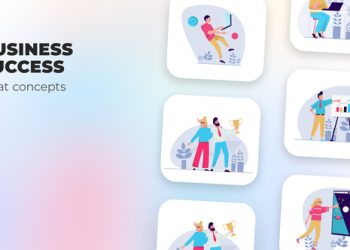 VideoHive Business success - Flat concepts 39984407