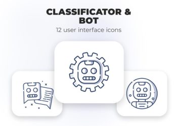 VideoHive Classificator & Bot- user interface icons 39695497