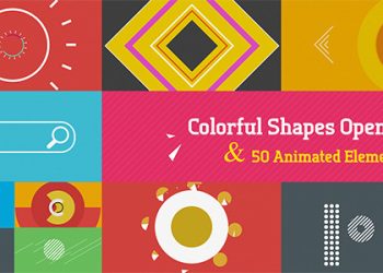 VideoHive Colorful Shapes Opener 4427393
