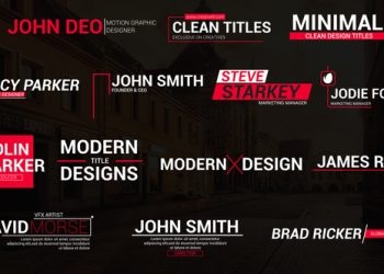 VideoHive Corporate Promotion Titles 39634180