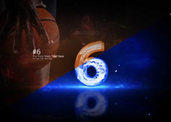 VideoHive Countdown Glowing Glass Numbers 25366505