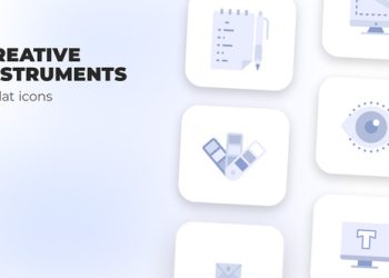 VideoHive Creative Instruments - Flat Icons 39970369