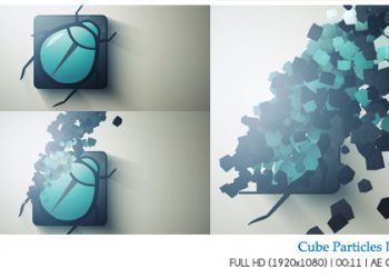 VideoHive Cube logo Particles Reveal 6480034