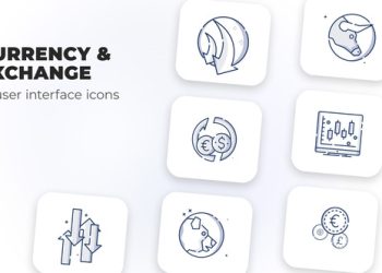 VideoHive Currency & Exchange- user interface icons 39695718
