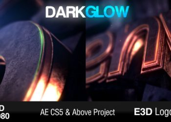 VideoHive Dark Glow Logo Reveal 6387769