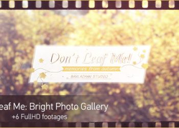 VideoHive Don't Leaf Me Photo Gallery 6066523