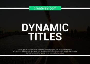 VideoHive Dynamic Line Titles 39634659