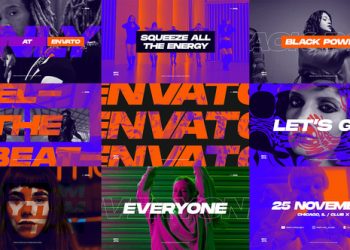 VideoHive Dynamic Music Event Promo / EDM Festival Opener / Night Club Party Invitation / Typography Intro 39944847