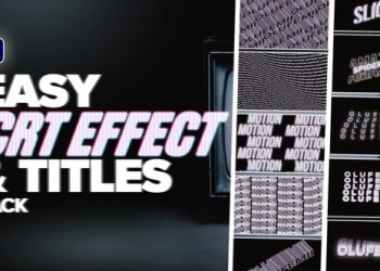 VideoHive Easy CRT Effect Plus Titles 39854230