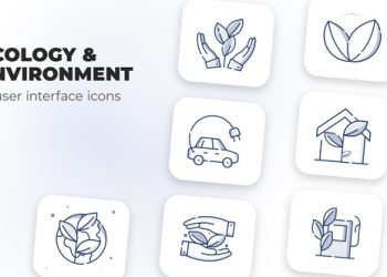 VideoHive Ecology & Environment- user interface icons 39695996