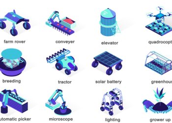 VideoHive Farming of the future - Isometric Icons 39988555