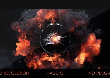 VideoHive Fire Dragon Logo Intro 39798073