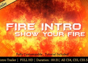VideoHive Fire Intro Trailer 2913102