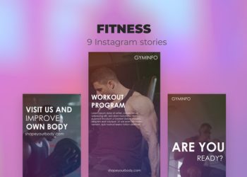 VideoHive Fitness - Instagram stories 39984881