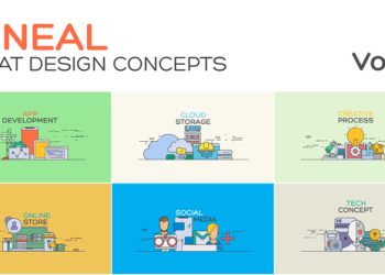 VideoHive Flat Design Concepts Vol.2 39899572