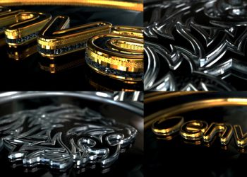 VideoHive Gold And Silver Glossy Logo 24991062