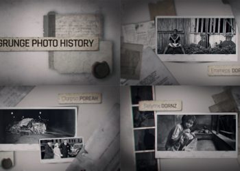 VideoHive Grunge History Photo Slide 39659824