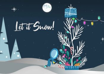 VideoHive Inkman Christmas Greeting - Let it Snow! 39800229