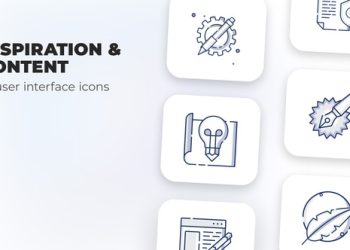 VideoHive Inspiration & Content- user interface icons 39696251