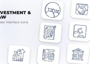 VideoHive Investment & Law- user interface icons 39696360