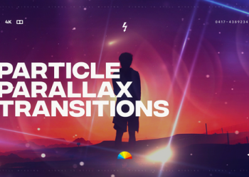 VideoHive Parallax Particle Transitions 38886214