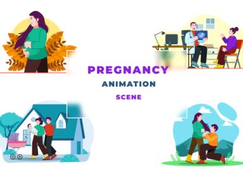 VideoHive Pregnancy Character Scene Animation After Effects Template 39651591