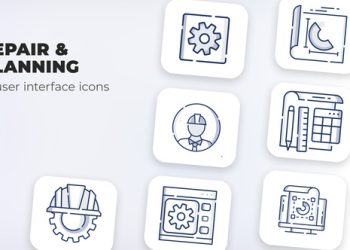 VideoHive Repair & Planning- user interface icons 39697069