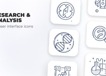 VideoHive Research & Analysis- user interface icons 39697402