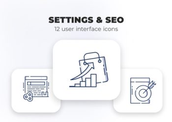 VideoHive Settings & Seo- user interface icons 39697626