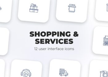 VideoHive Shopping & Services- user interface icons 39697649