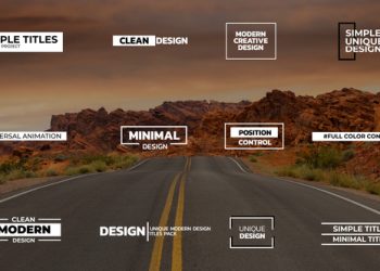 VideoHive Simple Minimal Titles 39656838