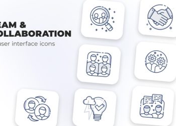 VideoHive Team & Collaboration- user interface icons 39698540