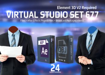 VideoHive Virtual Studio Set 677 32929279