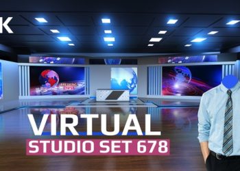 VideoHive Virtual Studio Set 678 33022278