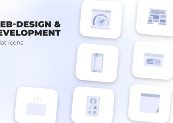 VideoHive Web-Design & Development - Flat Icons 39947350