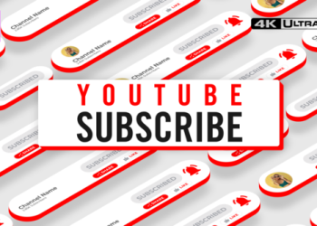 VideoHive Yotube Subscribe Button 39944312