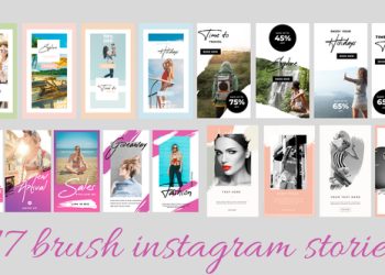 VideoHive Brush Instagram stories 30552964