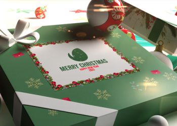 VideoHive Christmas Box Logo 41899958